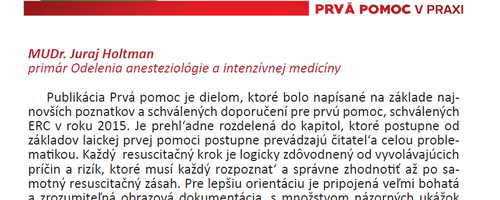 Kniha Prvá pomoc v praxi - Prvá pomoc v praxi  - Poskytovanie a kurzy prvej pomoci, knihy, poradenstvo a predaj zdravotníckeho materiálu